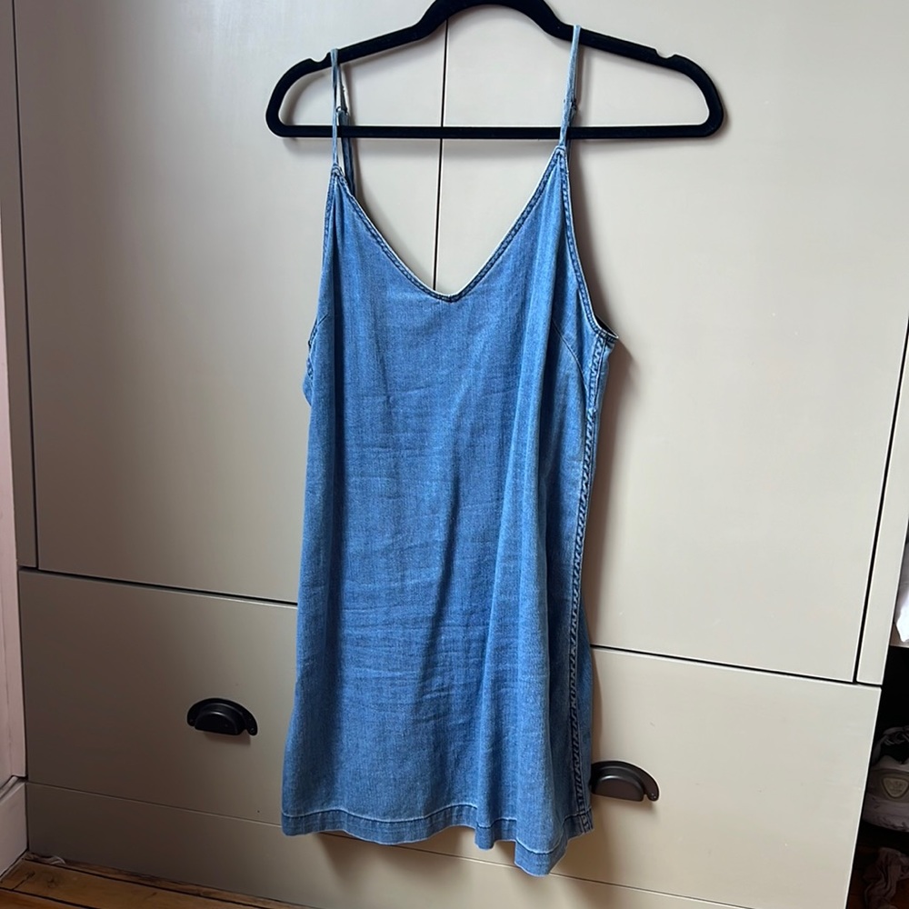 Aritzia Wilfred Denim Tank Dress